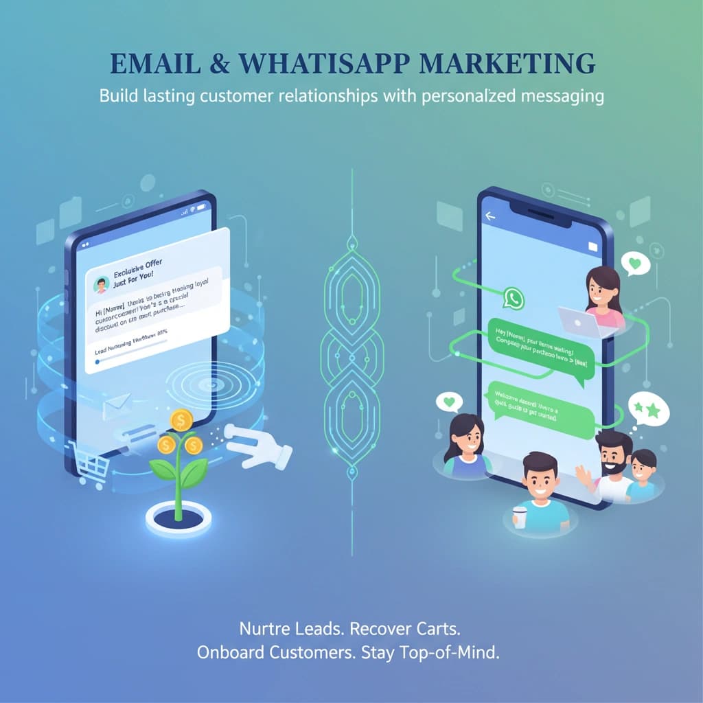 Email & WhatsApp Marketing